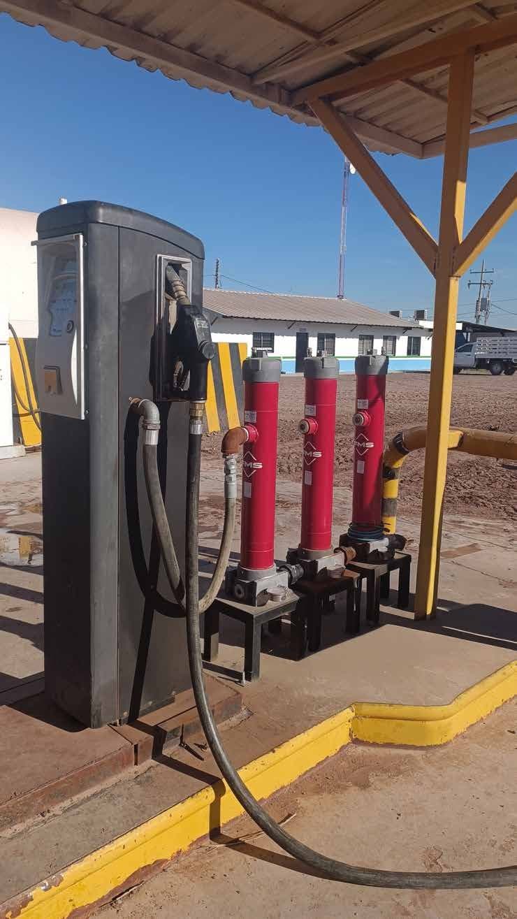 Estación de despacho con torres de filtración FMS instaladas en AgroReservas